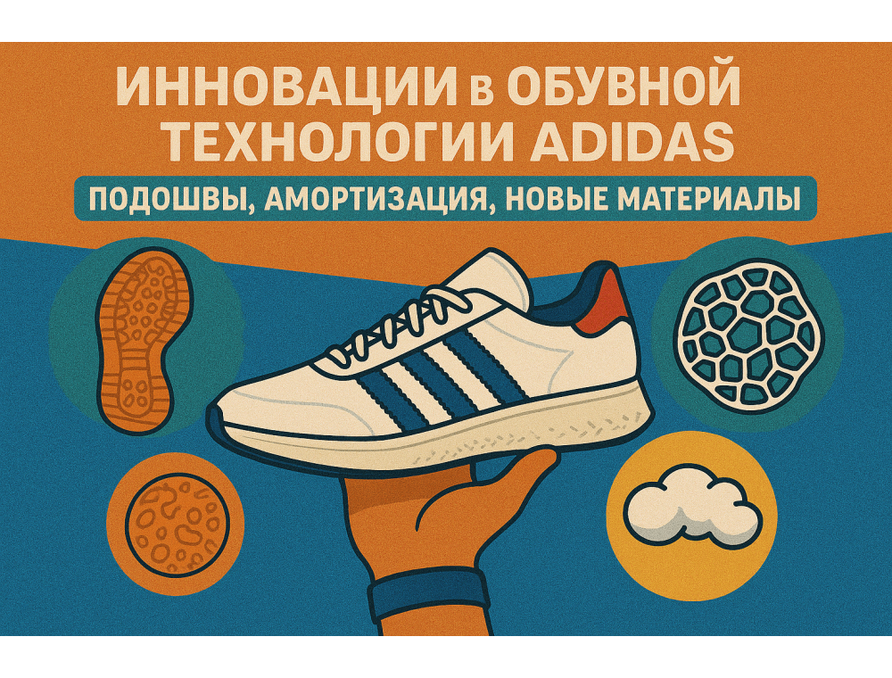Инновации в обувной технологии Adidas: подошвы, амортизация, новые материалы